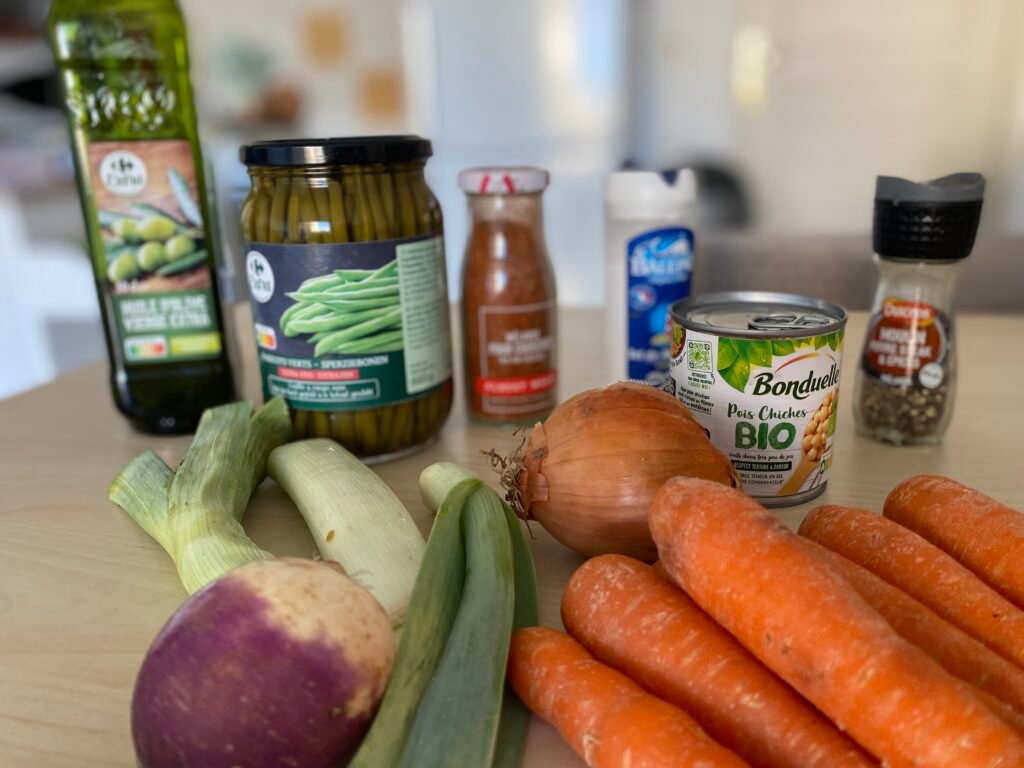 ingredients pour cuisiner un couscous vegetarien La Patissette